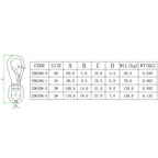 Swivel Snap Hook Keychain in 304 Stainless Steel for Dog Leash (2010–2023)