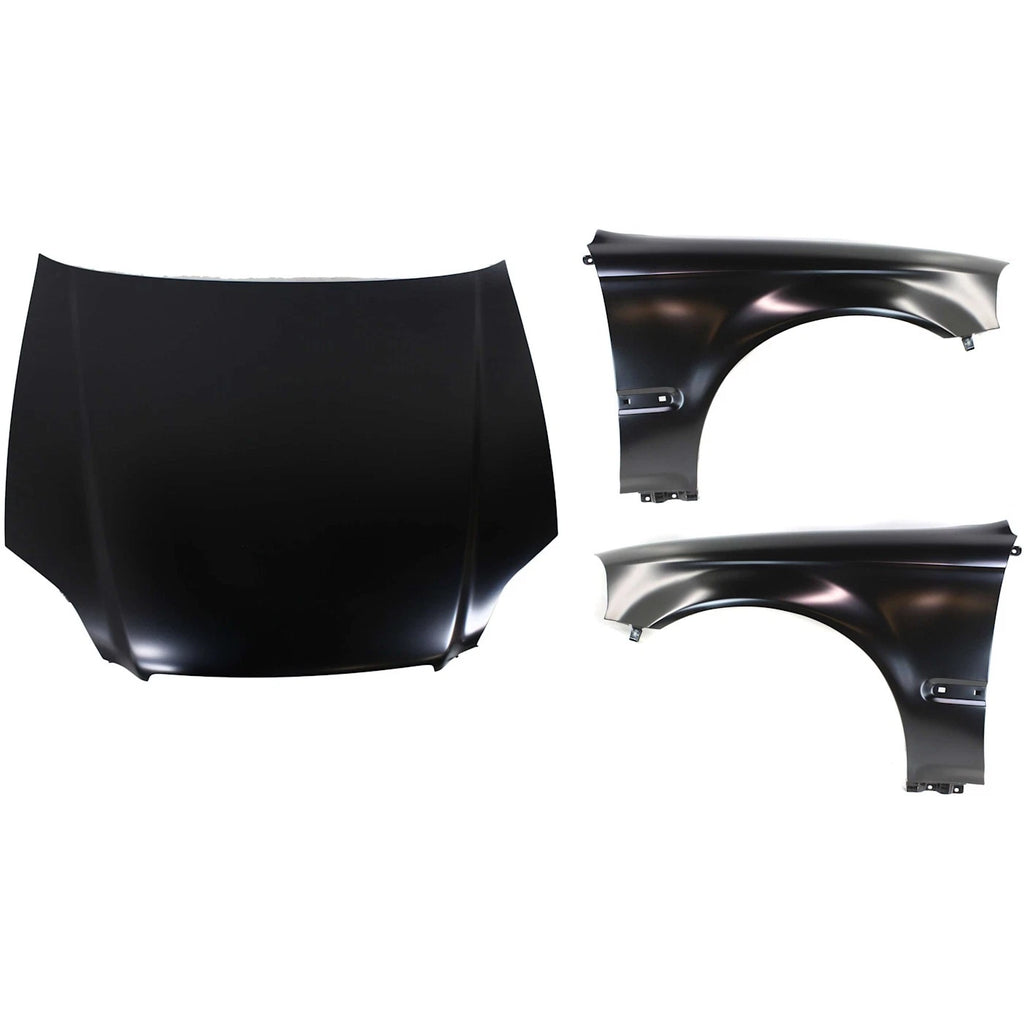 Hood Kit for Honda Civic (1996–1998) 3pc with Washer Nozzle Holes