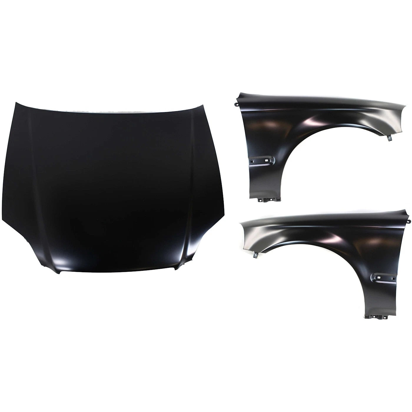 Hood Kit for Honda Civic (1996–1998) 3pc with Washer Nozzle Holes
