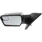 Left Power Heated Mirror for Ford F-150 (2011–2014) with Puddle & Signal Lamp Chrome