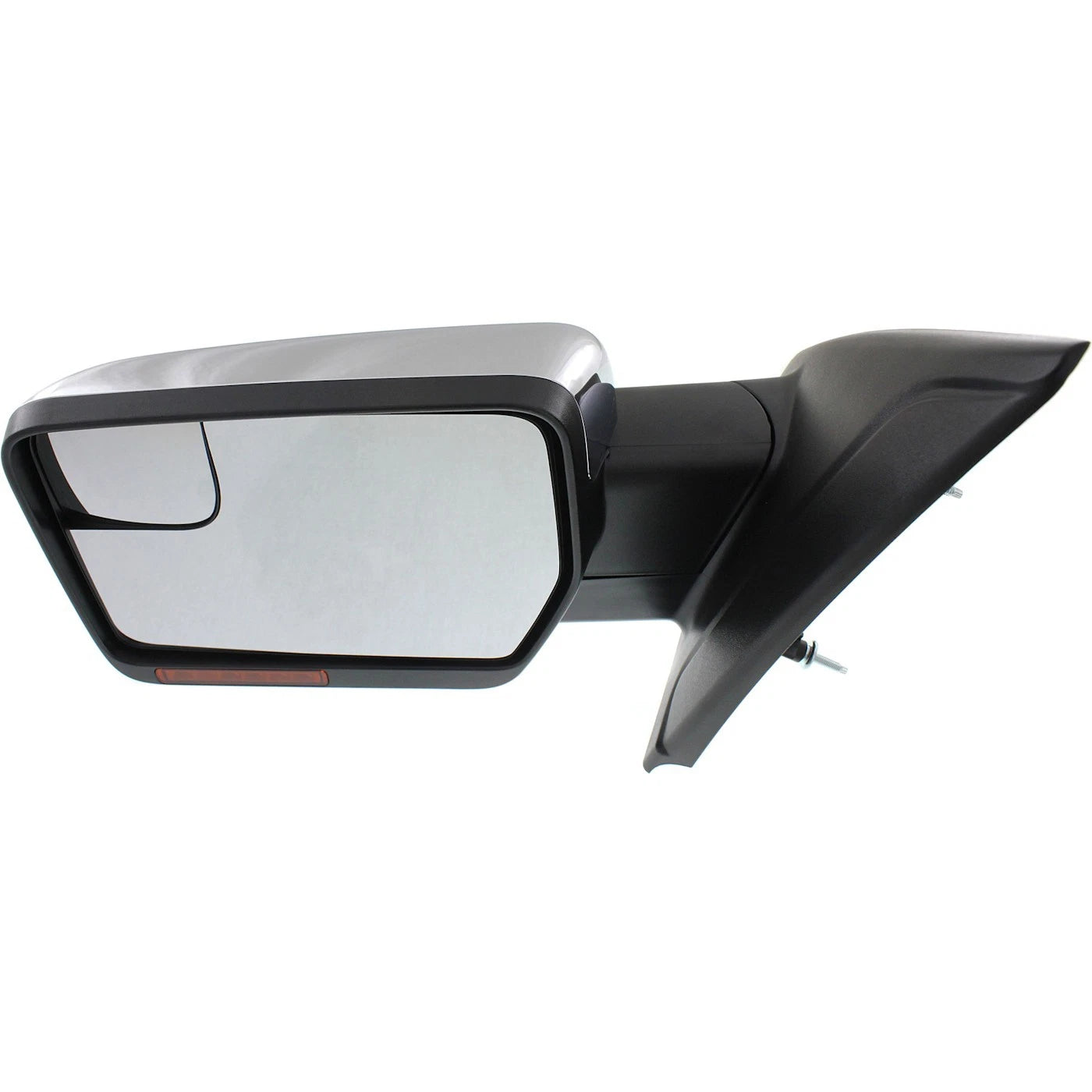 Left Power Heated Mirror for Ford F-150 (2011–2014) with Puddle & Signal Lamp Chrome