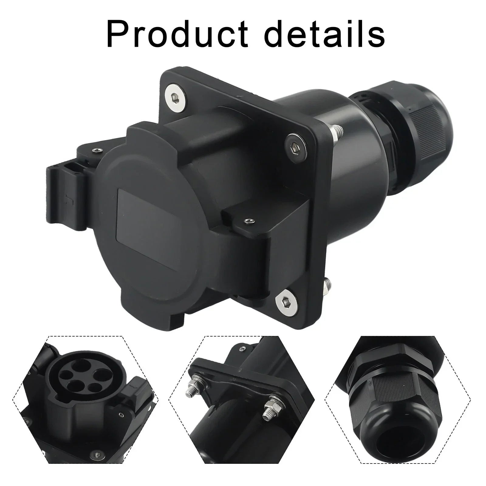 Inlet / 32A / J1772 Connector for EV