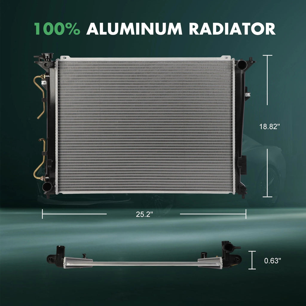 Radiator for Kia Optima, Hyundai Sonata, Azera (2006–2011)