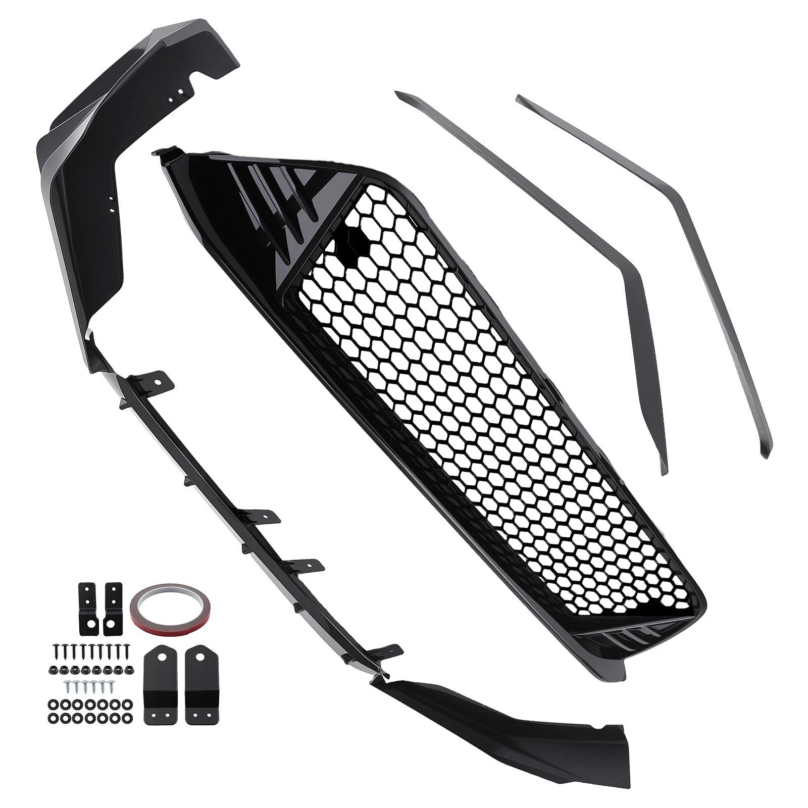 Front Bumper Lower Grille & Lip for Honda Civic (2022-2024)