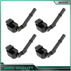 Set of 4 Ignition Coils for Mercedes-Benz A220 C300 CLA250 GLA250 GLB250 GLC300 (2019–2023)