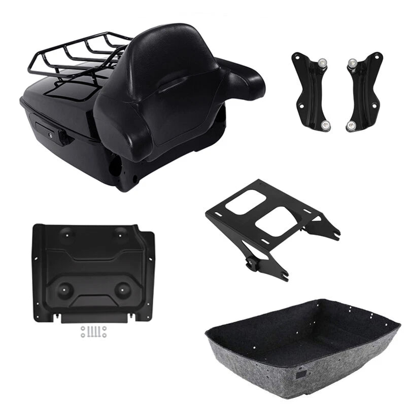 Trunk Pad Mount Rack Docking Plate for Harley Electra Road Glide (2014–2026)