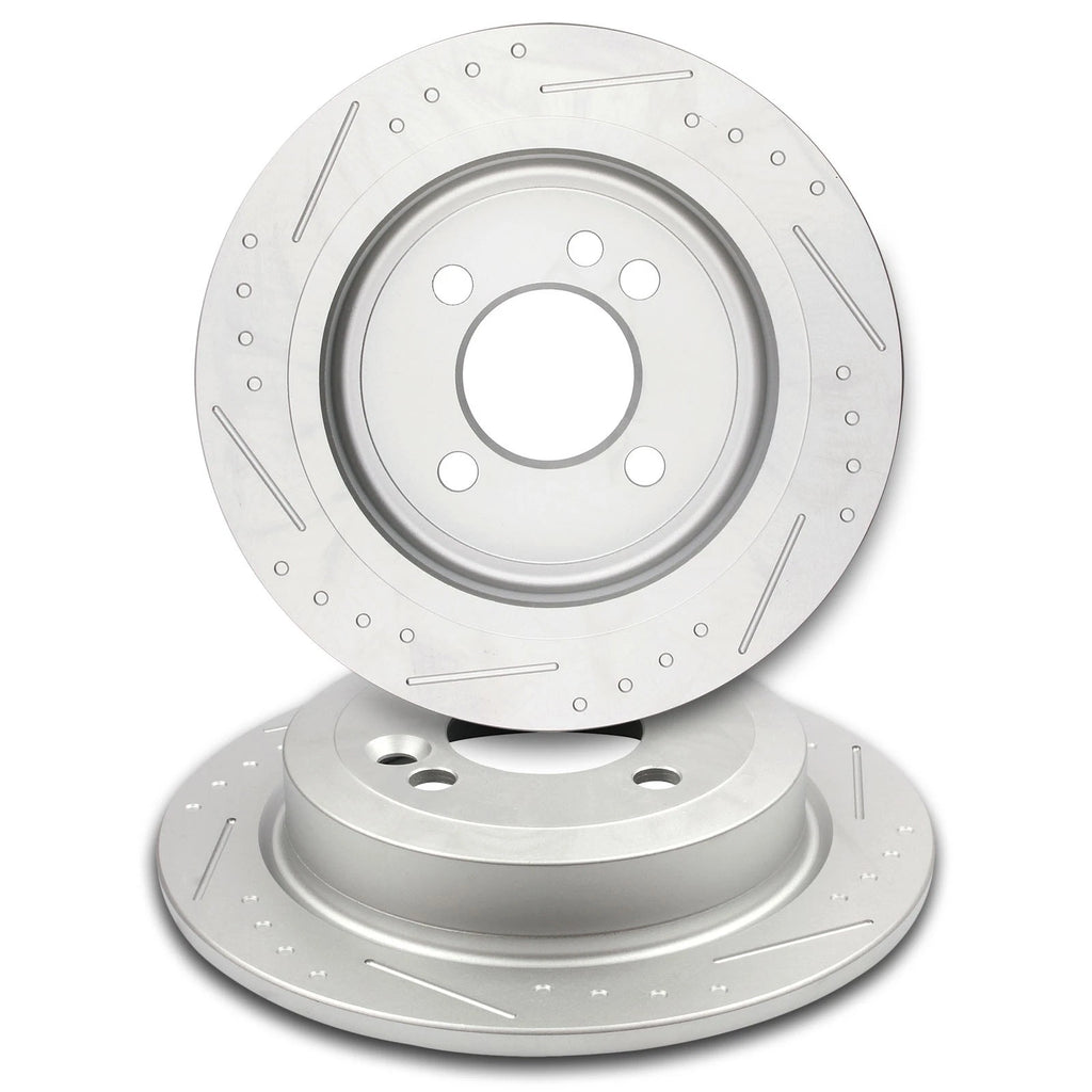 Drilled and Slotted Brake Rotors for Mini Cooper (2002–2006)