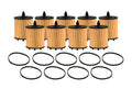 Set of 9 Engine Oil Filters for Buick Cadillac Chevy GMC Pontiac Saab