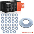 30x Retainer Clips for Ford (6.35mm Stud, 13.49mm Outer Diameter)