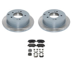 DuraGo Rear Rotors & TRW Pro Ceramic Disc Brake Pads Kit for Kia Soul (2010–2013)