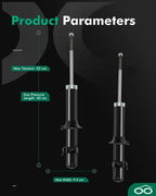 Front Shocks Struts Set of 2 for Honda Civic (1992–1995) Acura Integra (1994–2001)