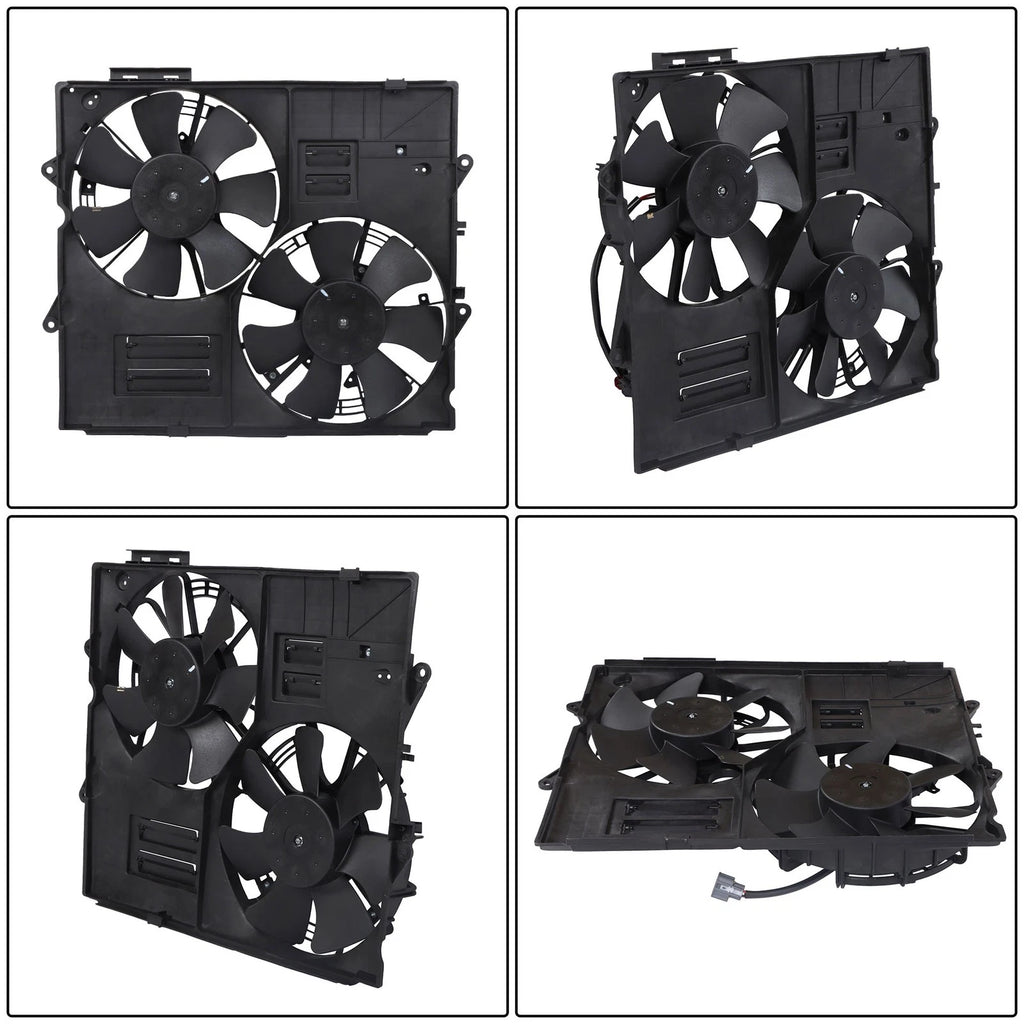 Dual Radiator Cooling Fan Assembly for Cadillac STS (2006–2009)