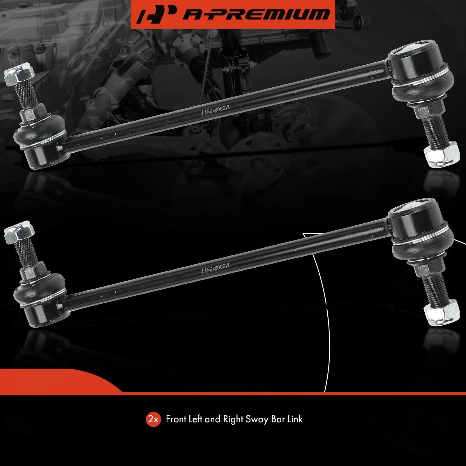 2X Front Side Stabilizer Bar Link for Nissan Leaf (2013-2023)