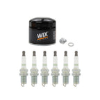 Wix Engine Oil Filter & NGK 6 Platinum Spark Plugs for Santa Fe Sonata XG350 (2001–2006)