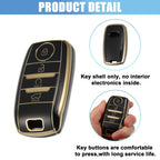 TPU Smart Key Fob Case Cover for Kia Forte Koup, Niro (2014–2020) 726215307122