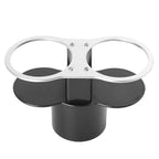 Dual Cup Holders Drink Stand Storage Wedge for Benz