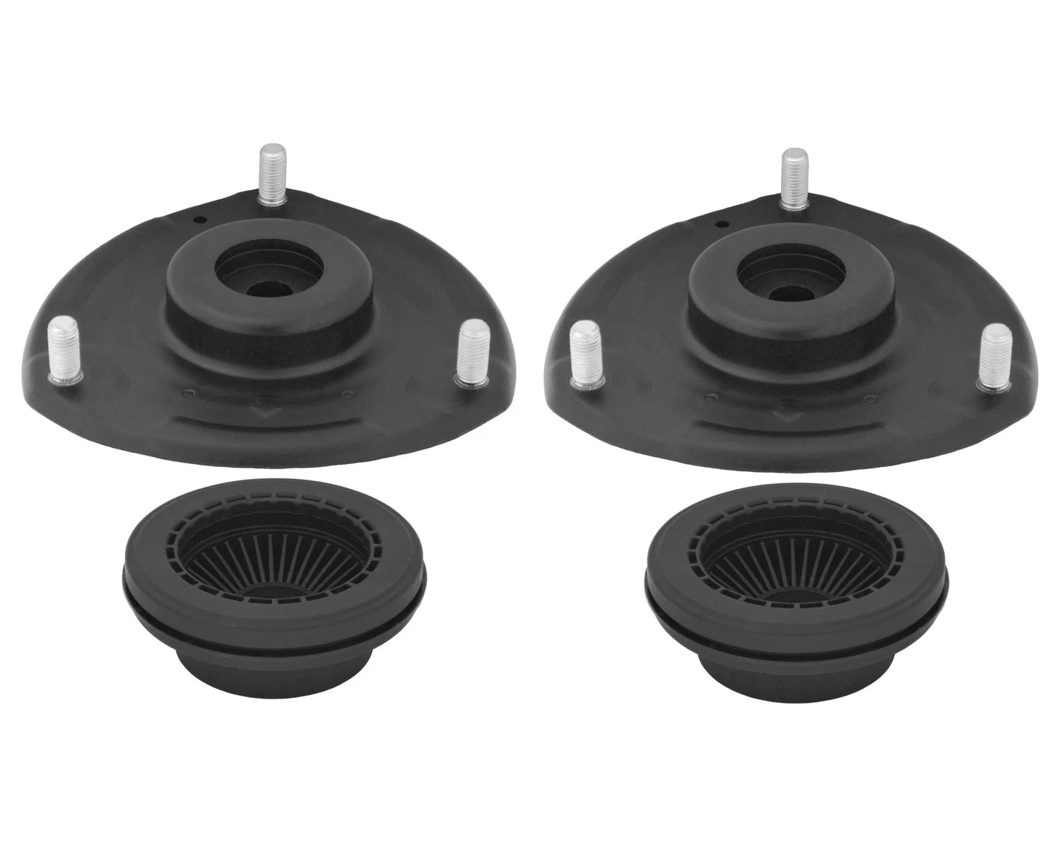 Set of 2 Front Strut Mounts Bearing Kit for Hyundai Santa Fe, Sorento