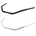 3.5" Rise Handlebar for Harley Sportster Softail Dyna Black/Chrome
