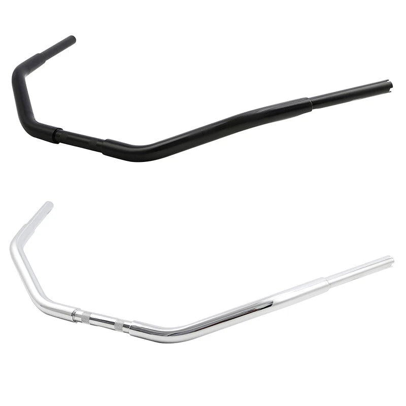 3.5" Rise Handlebar for Harley Sportster Softail Dyna Black/Chrome