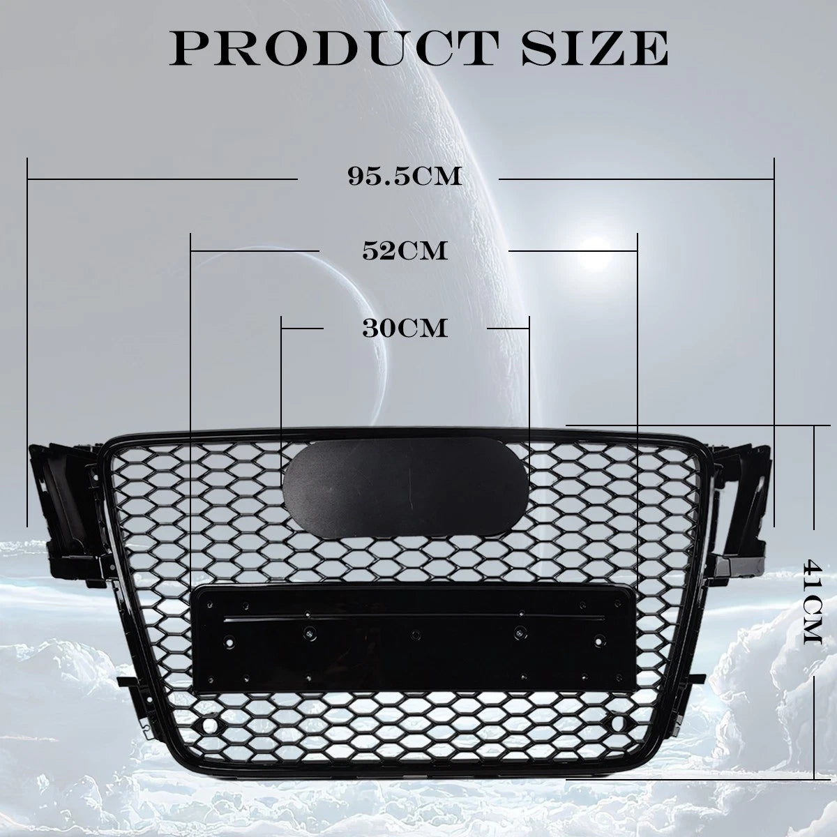 Honeycomb Grille for Audi A5/S5 B8 (2008-2012) Black RS5 Style