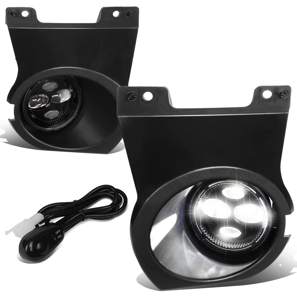 LED Projector Fog Light Lamp for Ford F150 (2009–2014) - Clear Lens, Bezel, Switch