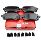 Set of 4 TRW Pro Rear Ceramic Brake Pads for Town & Country Grand Caravan (2008–2016)