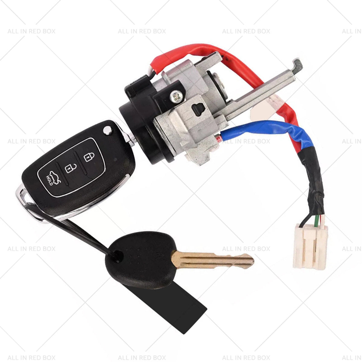 Ignition with Remote Key & Front Left Door Lock Cylinder for Hyundai Elantra