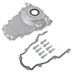 Timing Cover with 10AN Turbo Oil Drain Fittings for GM Gen III LS (1997–2009)