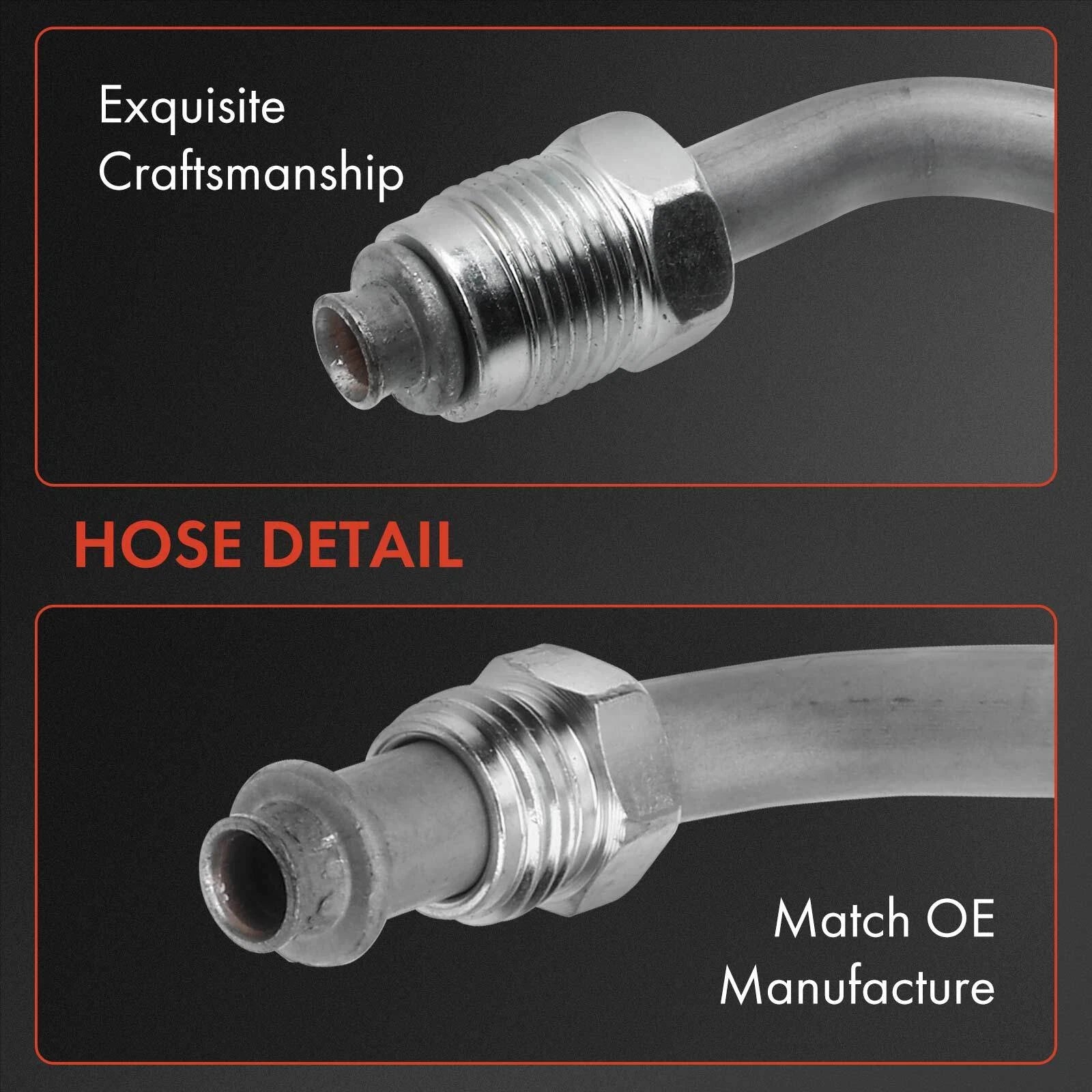 2X Power Steering Pressure & Return Line Hose for Chevy Camaro (1993-2002)