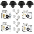 4X Carburetor Float Repair Kit for Honda Shadow VLX600 (1997–2007)