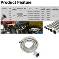 Stainless Steel Braided Fuel/Oil/Gas Hose Line for CPE (4AN/6AN/8AN/10AN/12AN)