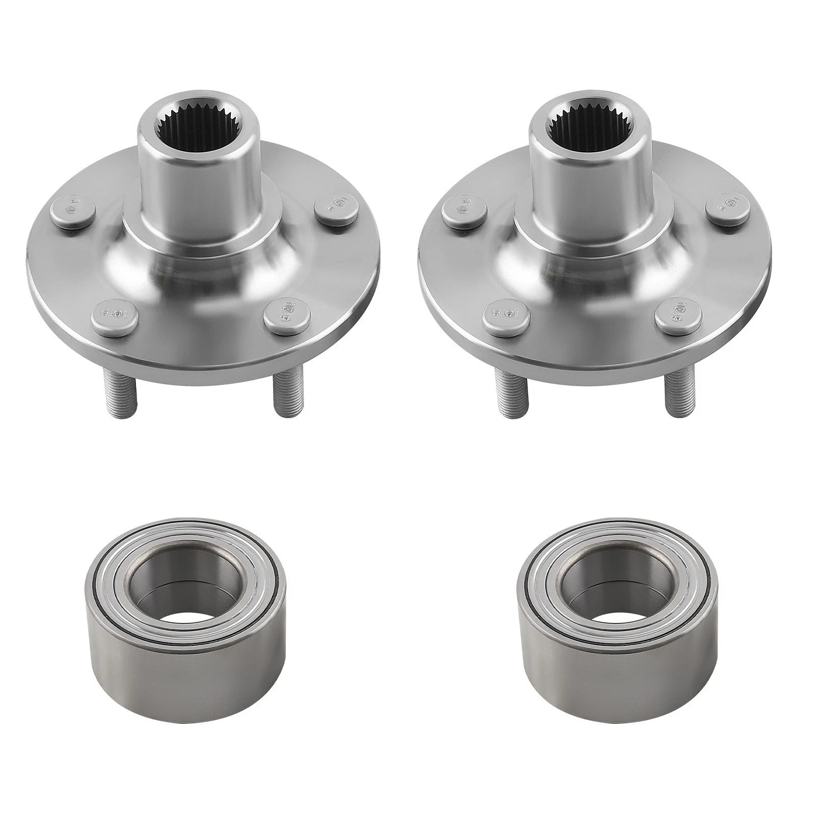 Front Wheel Hub Bearing Pair for Ford Focus Lincoln MKC (2013–2017) NT510110