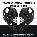 Rear Window Regulator Pair for Kia Optima (2016-2020)