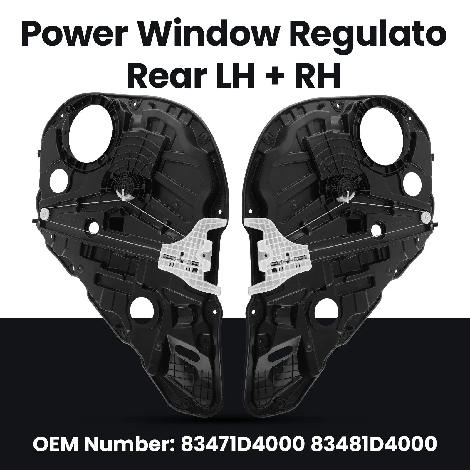 Rear Window Regulator Pair for Kia Optima (2016-2020)