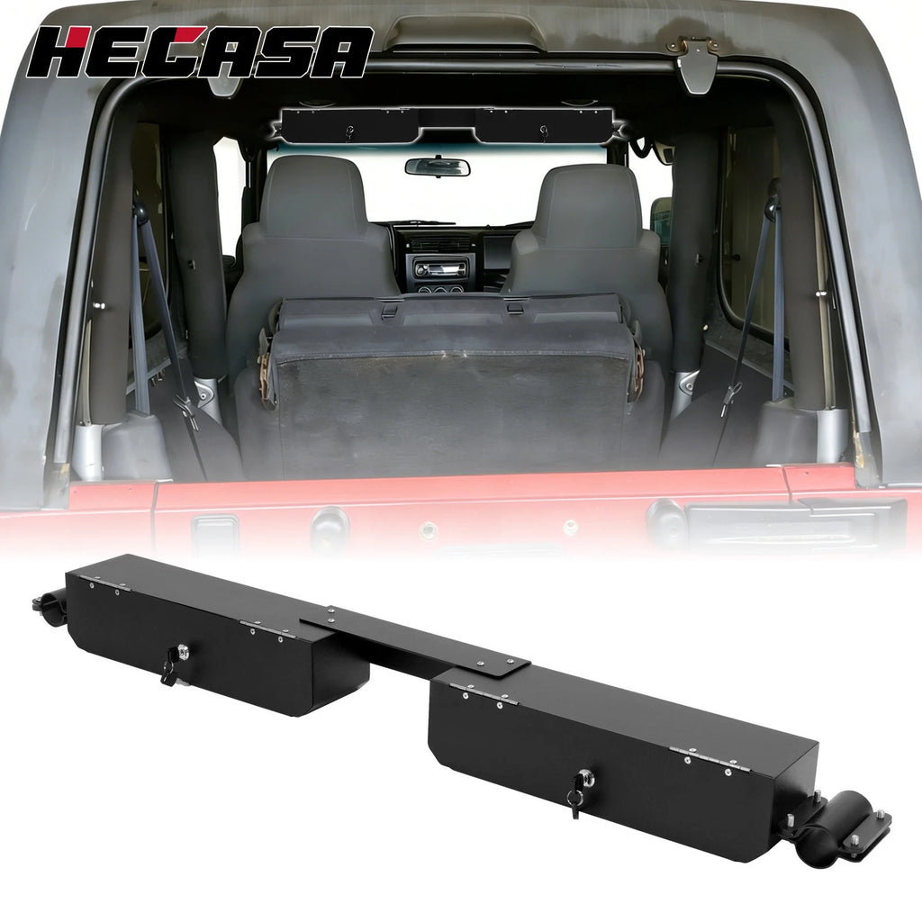 Lockable Overhead Console Box for Jeep Wrangler TJ (1997–2006)