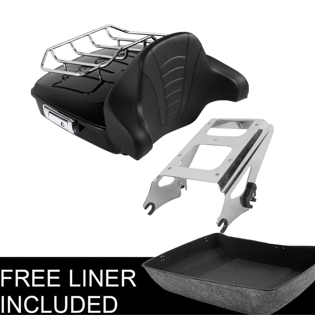 Trunk Pad Mount Rack for Harley Electra Street Road Glide (2009–2013)