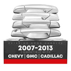 Set of 4 Door Handles for Chevy Silverado Tahoe GMC Sierra Denali (2007–2013)