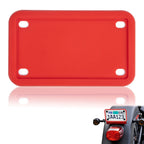 Silicone License Plate Frame for Universal Motorcycle (Rust Proof, Universal)