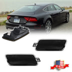 Smoked Rear Fender Side Marker Lights Kit for Audi A7 S7 RS7 (2012–2018)