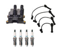 Denso Ignition Coil & Wire Set for Mazda Ford L4 (Iridium TT Spark Plug Kit)