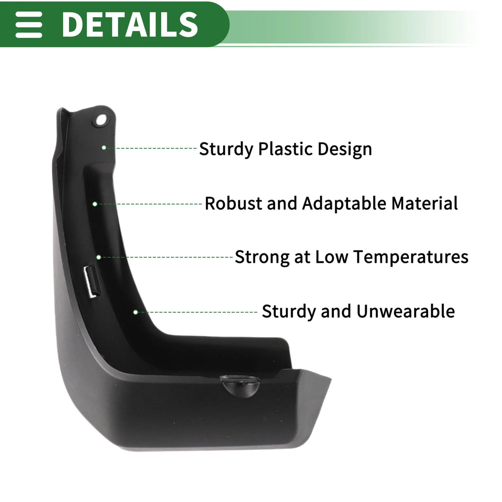 Mud Flaps Splash Guards Set of 4 for Honda Fit Pro (2021)