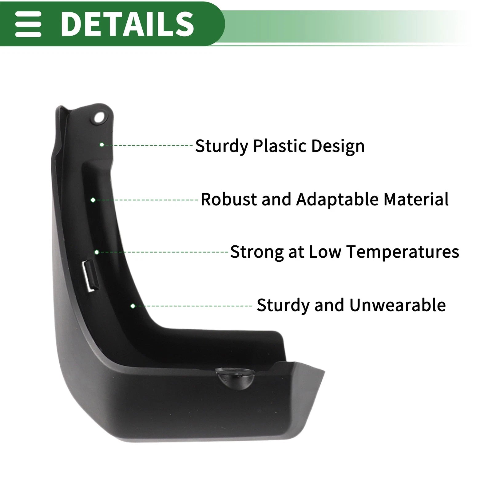 Mud Flaps Splash Guards Set of 4 for Honda Fit Pro (2021)
