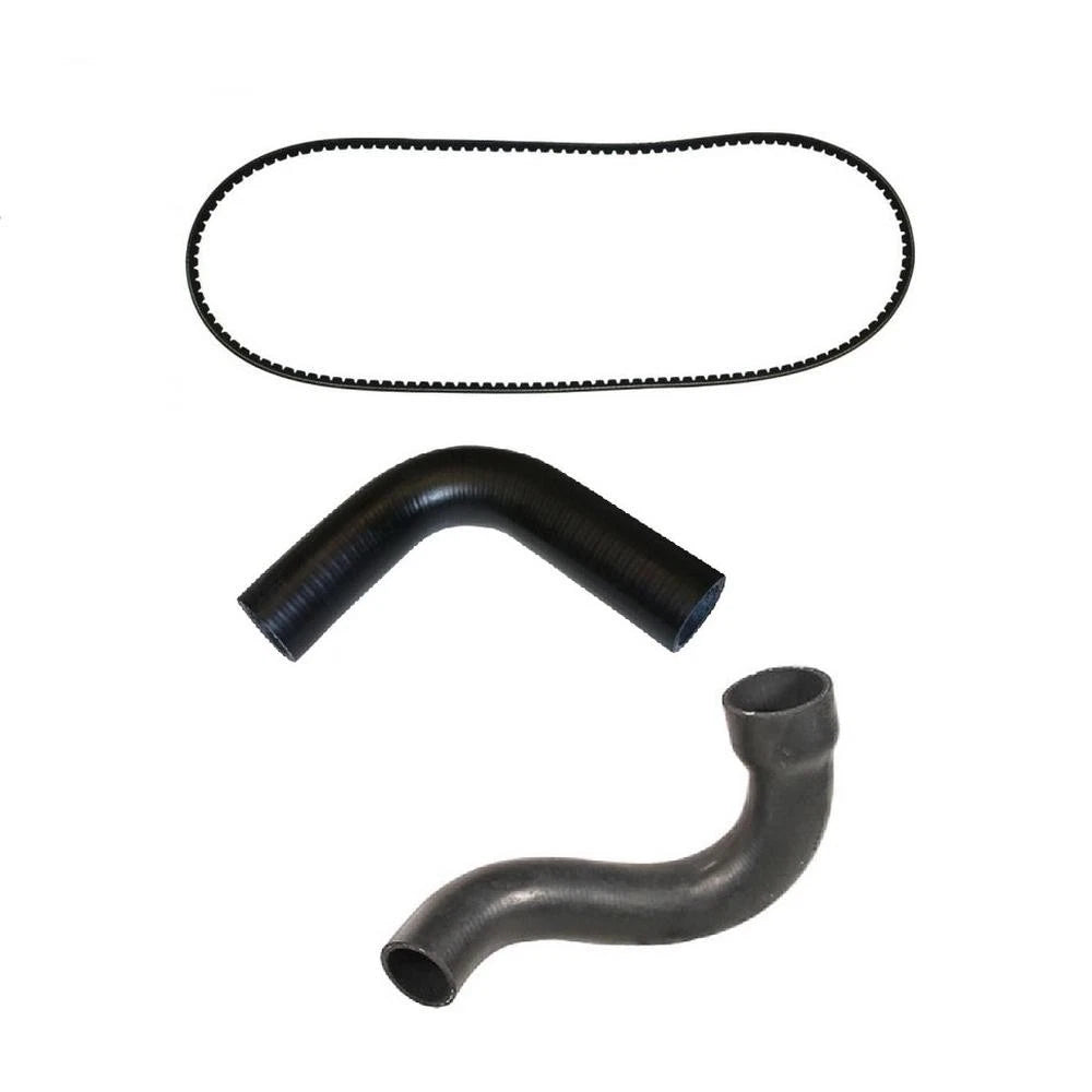 Upper & Lower Radiator Hoses w/ Fan Belt for Case/International Harvester