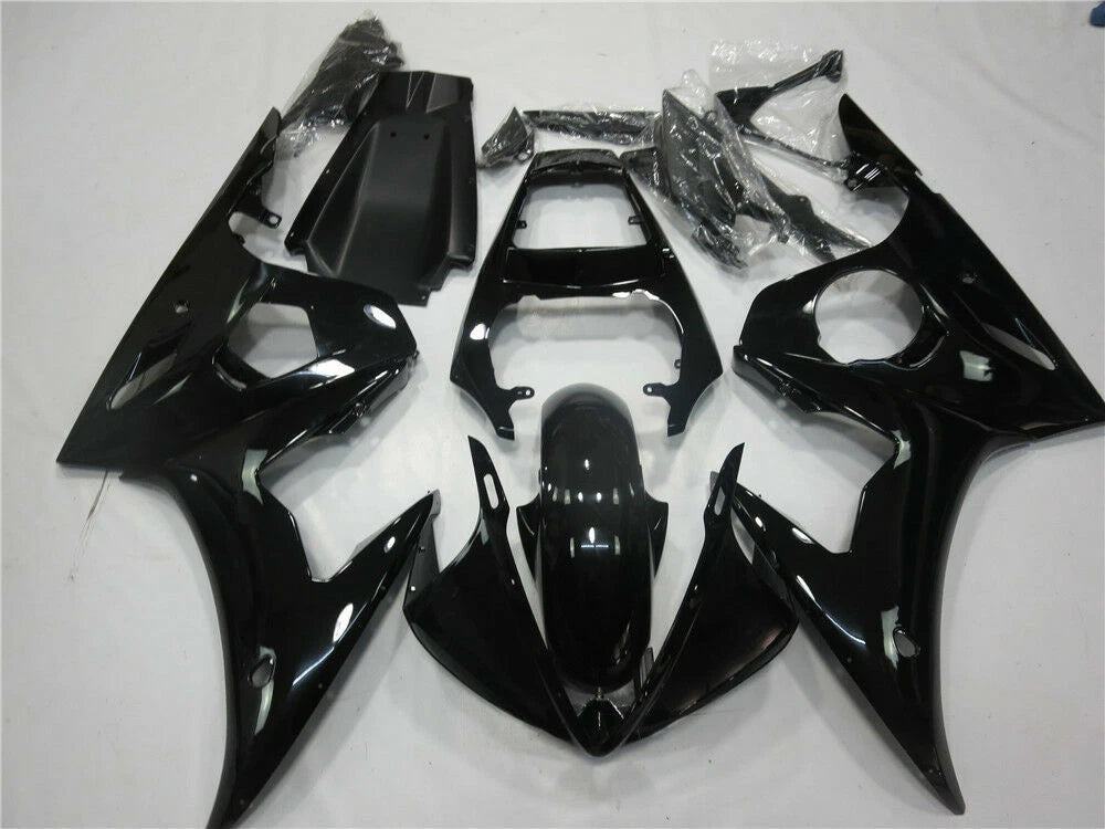 Fairing Kit for Yamaha YZF R6/R6S (2003–2009) Glossy Black ABS Bodywork