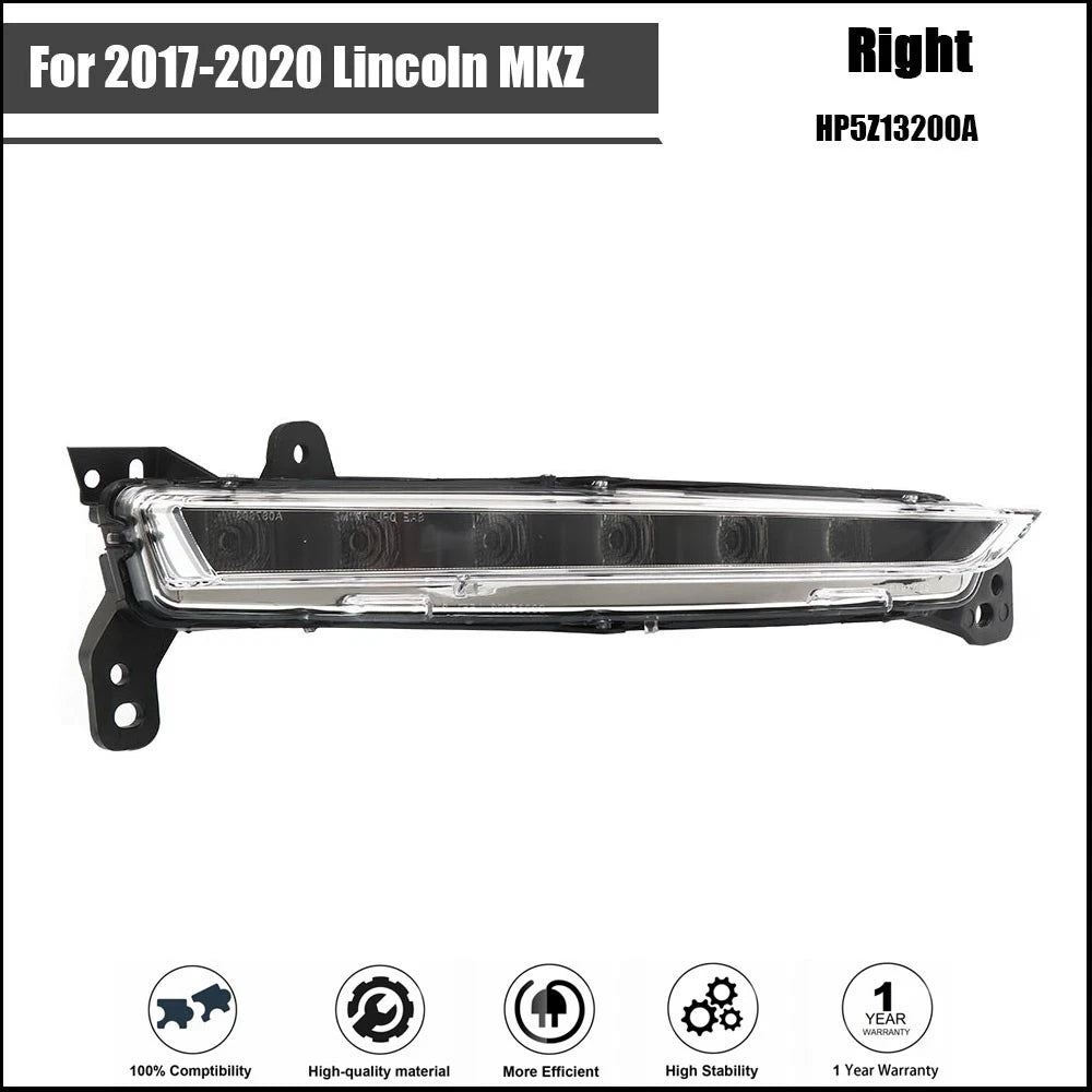 LED Daytime Parking Fog Light for Lincoln MKZ (2017–2020) RH Side