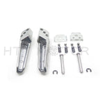 Silver Rear Foot Pegs for Kawasaki ZX-6R ZX-10R ZX-9R Z1000 (2000–2023)