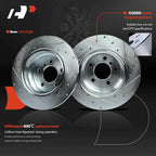 Rear Drilled Brake Rotors for BMW X5 (2000-2006)