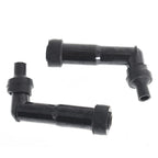 2X Spark Plug Boot Cap Cover Resistor XB05F for ATV Motorcycle (120°)