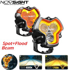 3" LED Work Light Pod for Off-Road Vehicles (Spot Flood Beam)