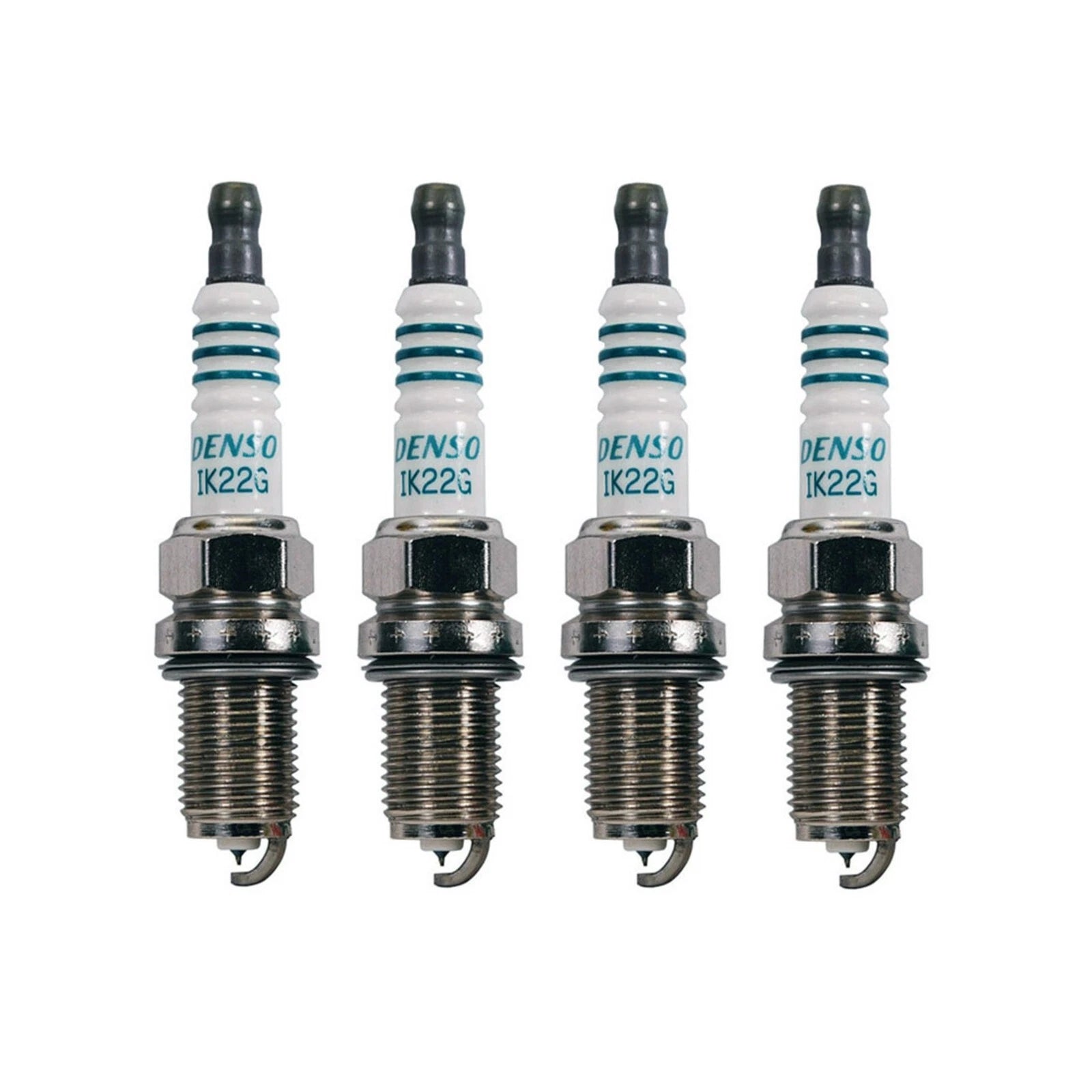 Set of 4 Denso Iridium Spark Plugs Gap 0.044 for Dodge Chrysler Jeep (2007–2021)